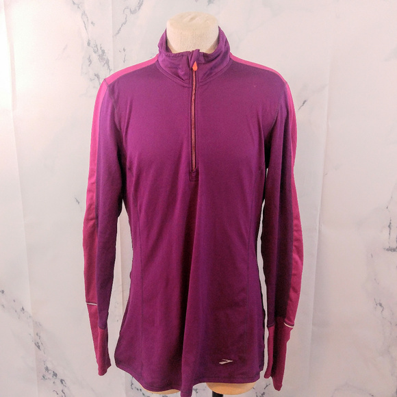 brooks jackets purple
